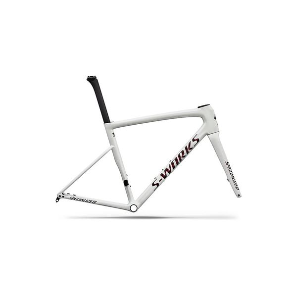TARMAC SL8 SW FRAMESET METWHTSIL/CMLNREDGLD/BLK 56