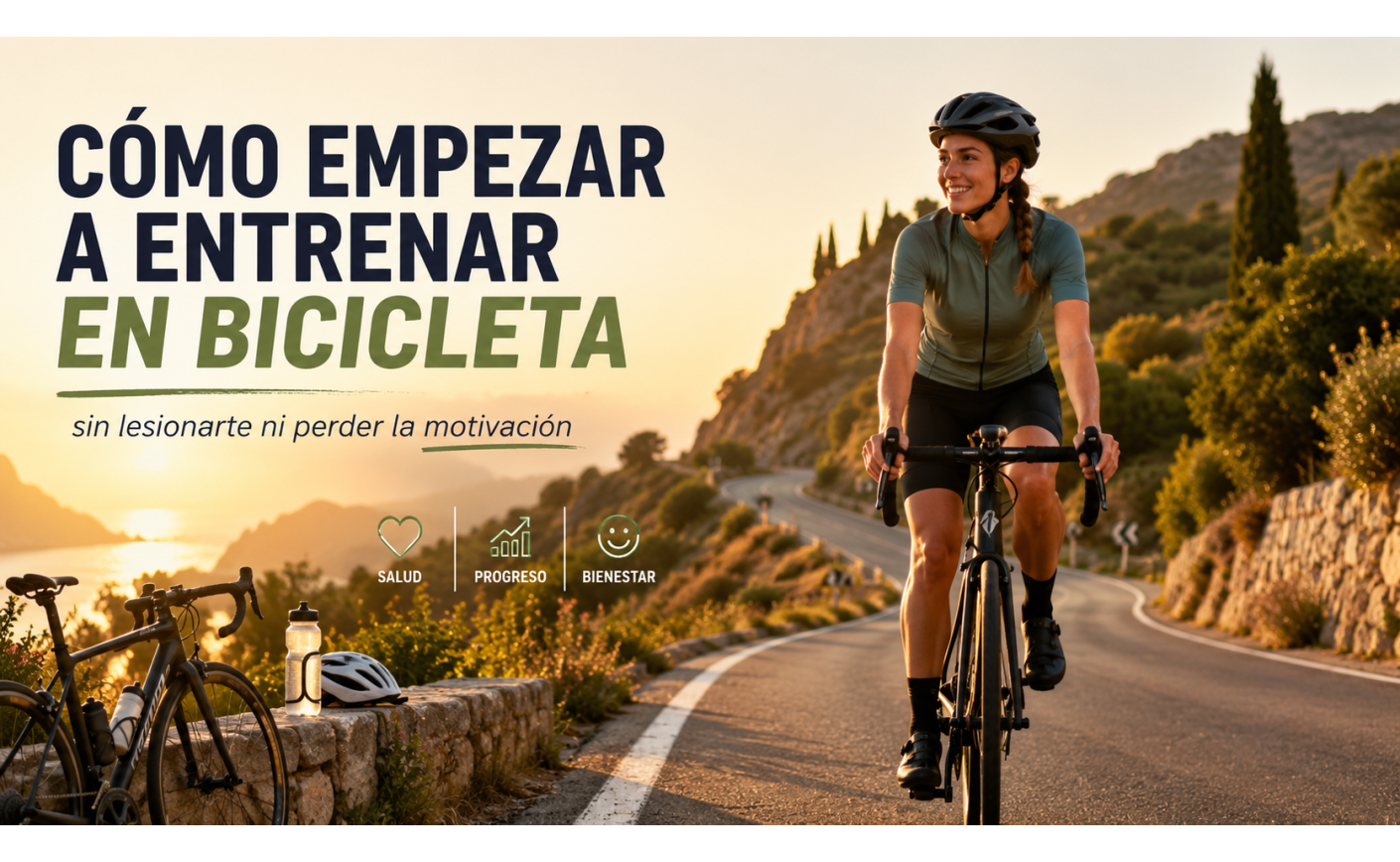 Cómo empezar a entrenar en bicicleta sin lesionarte ni perder la motivación